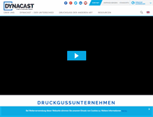 Tablet Screenshot of dynacast.de